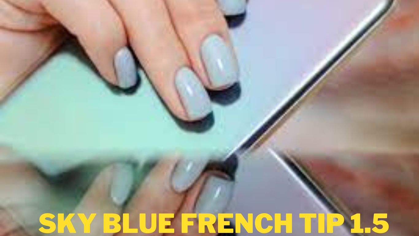 Sky Blue French Tip 1.5